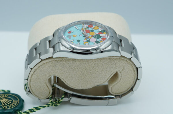 BRAND NEW Rolex 126000 OYSTER PERPETUAL 36 TURQUOISE CELEBRATION DIAL 2024 FULL SET - Image 4