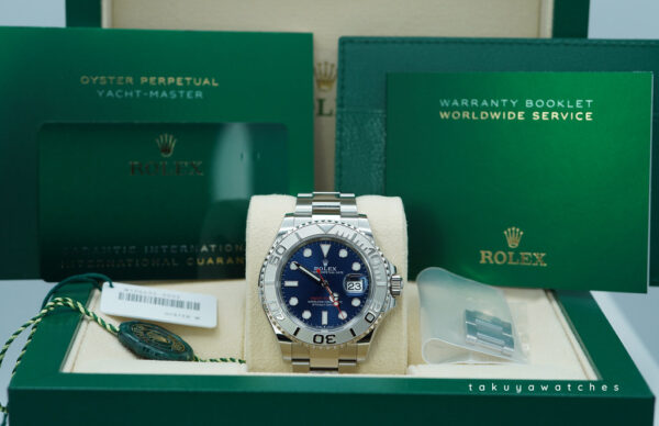 Rolex 126622 YACHTMASTER PLATINUM BEZEL BLUE DIAL 40MM 2024 COMPLETE SET - Image 2