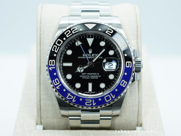 Rolex 116710BLNR GMT MASTER 2 BLACK BLUE CERAMIC BEZEL BATMAN 2016 FULL SET