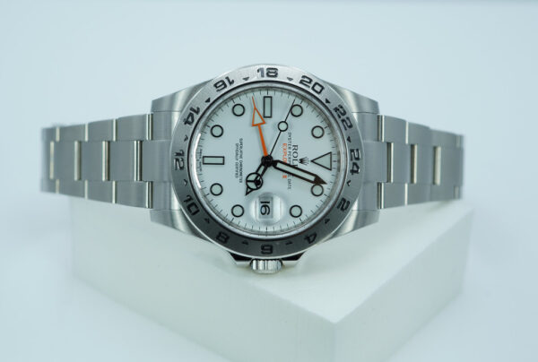 Rolex 216570 EXPLORER 2 WHITE POLAR DIAL 42MM 2014 BOX PAPERS - Image 9