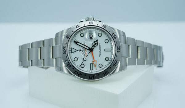 Rolex 216570 EXPLORER 2 WHITE POLAR DIAL 42MM 2014 BOX PAPERS - Image 10