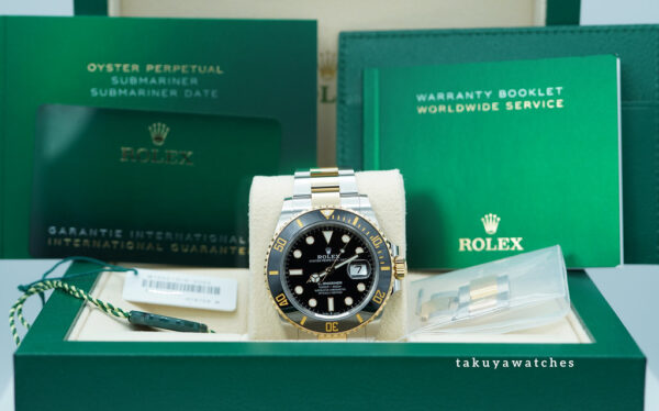 Rolex 126613LN SUBMARINER 18K YELLOW GOLD STEEL BLACK DIAL 2023 COMPLETE SET - Image 2