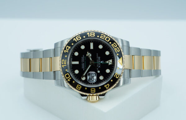 Rolex 116713LN GMT MASTER 2 TWO TONE BLACK CERAMIC 2011 FULL SET - Image 9