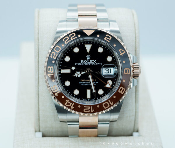 Rolex 126711CHNR GMT MASTER 2 ROSE GOLD STEEL ROOTBEER 2024 COMPLETE SET