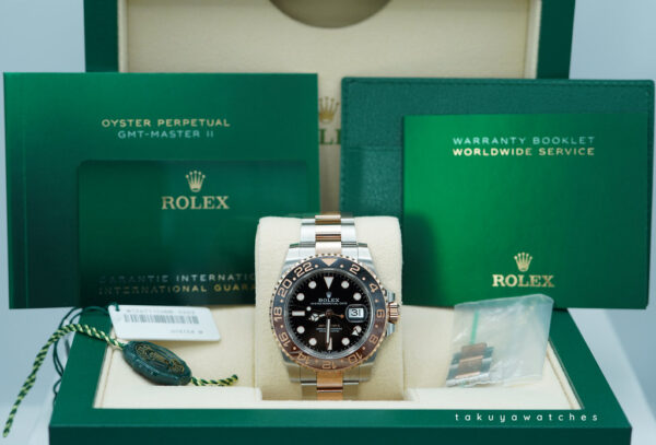 Rolex 126711CHNR GMT MASTER 2 ROSE GOLD STEEL ROOTBEER 2024 COMPLETE SET - Image 2