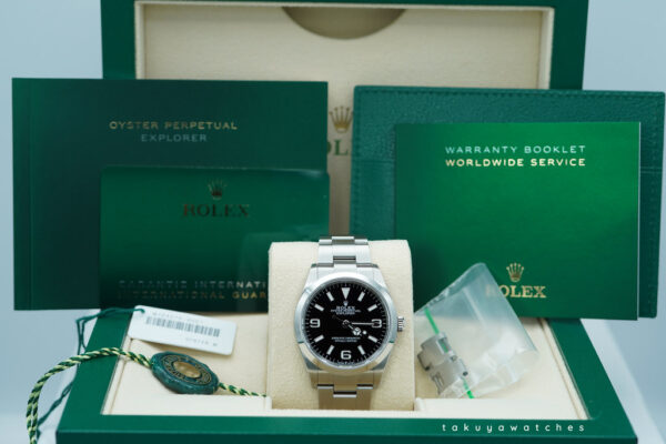 Rolex 124270 EXPLORER I FULL LUME DIAL 36MM 2024 WARRANTY COMPLETE SET - Image 2