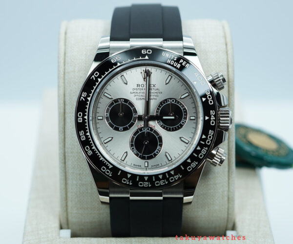BRAND NEW Rolex 126519LN DAYTONA GHOST WHITE GOLD STEEL DIAL NEW MODEL 2024 FULL SET