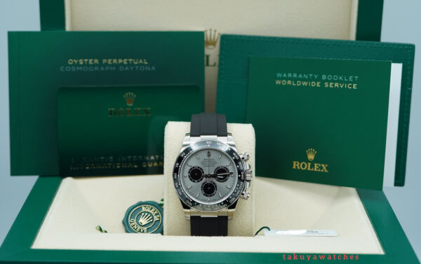 BRAND NEW Rolex 126519LN DAYTONA GHOST WHITE GOLD STEEL DIAL NEW MODEL 2024 FULL SET - Image 2