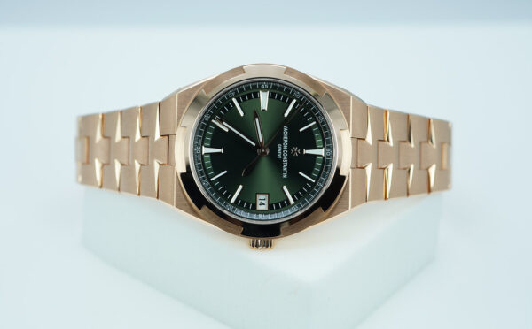 Vacheron CONSTANTIN OVERSEAS 4520V ROSE GOLD GREEN DIAL 2024 NEW MODEL FULL SET - Image 9