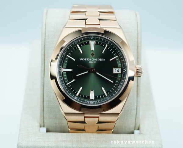Vacheron CONSTANTIN OVERSEAS 4520V ROSE GOLD GREEN DIAL 2024 NEW MODEL FULL SET