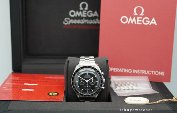 Omega SPEEDMASTER PROFESSIONAL MOONWATCH 3861 HESALITE 2024 FULL SET - Image 2