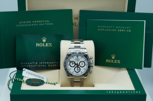 Rolex 126500LN DAYTONA STEEL WHITE DIAL NEW MODEL 2024 COMPLETE SET - Image 2
