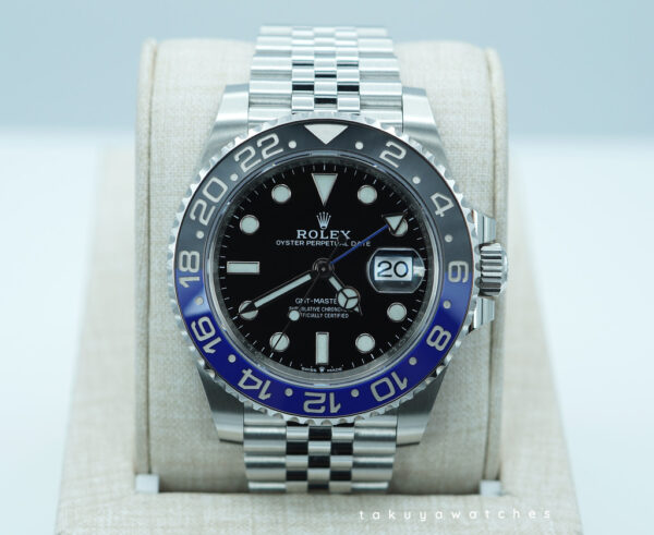Rolex 126710BLNR GMT MASTER 2 BLACK BLUE BEZEL JUBILEE 2023 WARRANTY FULL SET