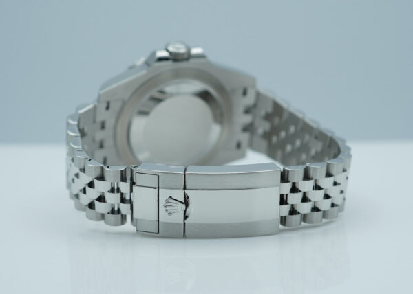 Rolex 126710BLNR GMT MASTER 2 BLACK BLUE BEZEL JUBILEE 2023 WARRANTY FULL SET - Image 7