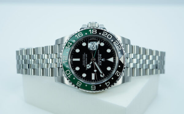 Rolex 126720VTNR GMT MASTER 2 LEFTY BLACK GREEN SPRITE JUBILEE BAND 2023 FULL SET - Image 10