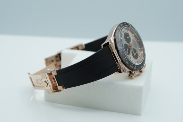 Rolex 116515LN DAYTONA 18K ROSE GOLD SUNDUST DIAL OYSTERFLEX BAND 2021 FULL SET - Image 6