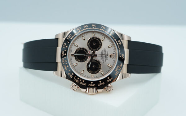 Rolex 116515LN DAYTONA 18K ROSE GOLD SUNDUST DIAL OYSTERFLEX BAND 2021 FULL SET - Image 9