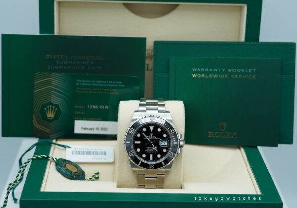 Rolex 126610LN SUBMARINER DATE 41 NEW MODEL 2022 WARRANTY COMPLETE SET - Image 2