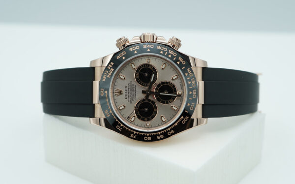 Rolex 116515LN DAYTONA 18K ROSE GOLD SUNDUST DIAL OYSTERFLEX BAND 2021 FULL SET - Image 10