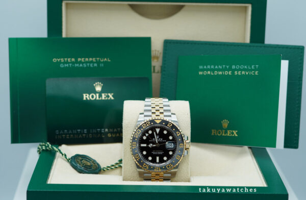 Rolex 126713GRNR GMT MASTER 2 GREY BLACK BEZEL JUBILEE BAND 2024 FULL SET - Image 2
