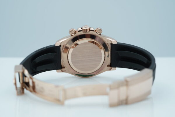 Rolex 116515LN DAYTONA 18K ROSE GOLD SUNDUST DIAL OYSTERFLEX BAND 2021 FULL SET - Image 8