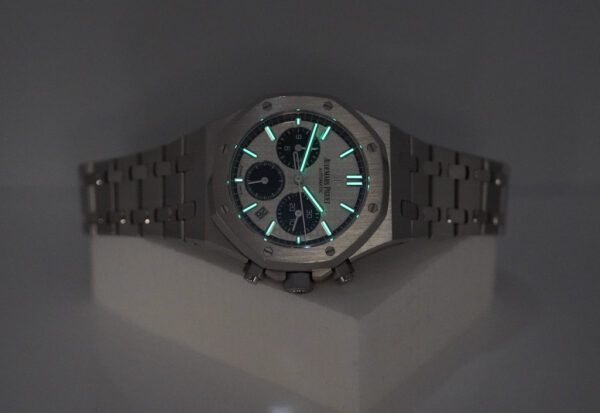Audemars PIGUET ROYAL OAK CHRONOGRAPH 26315ST BLUE SILVER DIAL 38MM FULL SET - Image 11