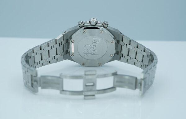 Audemars PIGUET ROYAL OAK CHRONOGRAPH 26315ST BLUE SILVER DIAL 38MM FULL SET - Image 8