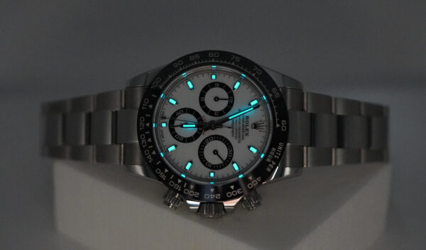 Rolex 116500LN COSMOGRAPH DAYTONA STEEL WHITE PANDA DIAL 2021 WARANTY FULL SET - Image 11