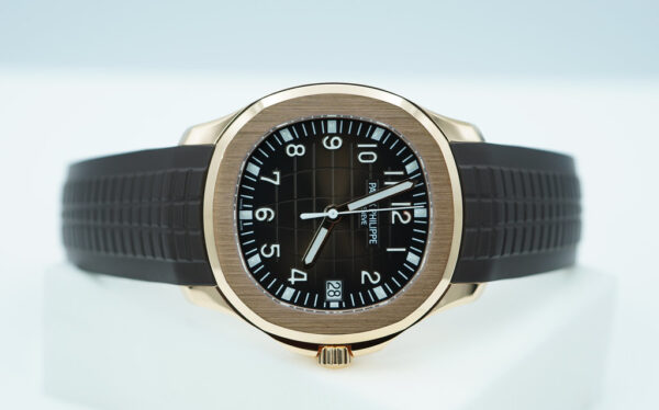 Patek PHILIPPE 5167R AQUANAUT ROSE GOLD BROWN DIAL NEW MOVEMENT 2023 FULL SET - Image 10