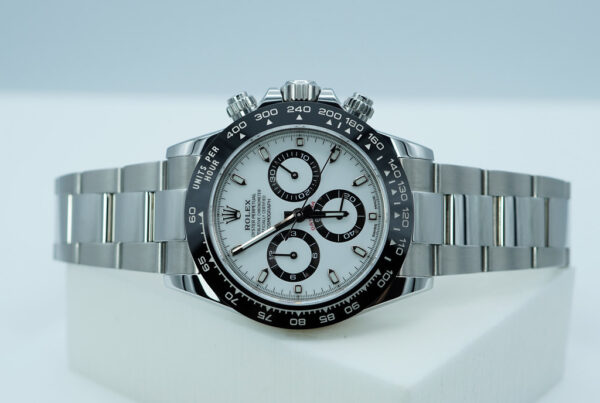 Rolex 116500LN COSMOGRAPH DAYTONA STEEL WHITE PANDA DIAL 2021 WARANTY FULL SET - Image 10