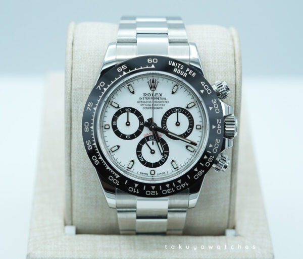 Rolex 116500LN COSMOGRAPH DAYTONA STEEL WHITE PANDA DIAL 2021 WARANTY FULL SET