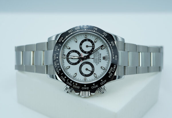 Rolex 116500LN COSMOGRAPH DAYTONA STEEL WHITE PANDA DIAL 2021 WARANTY FULL SET - Image 9