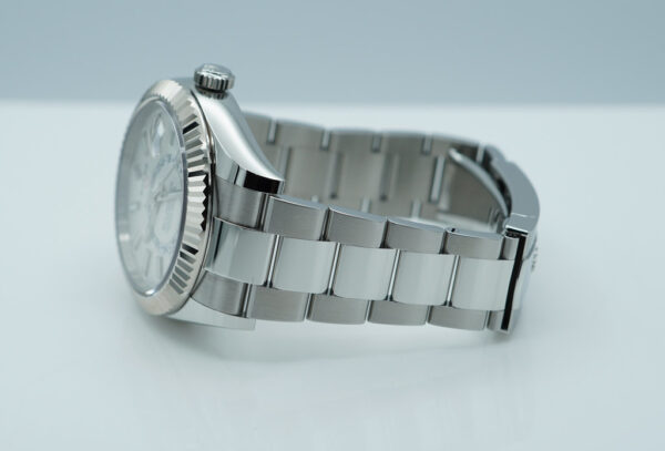 Rolex 326934 SKY-DWELLER WHITE DIAL OYSTER BAND 2020 WARRANTY COMPLETE SET - Image 4