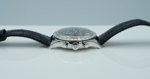 Patek PHILIPPE 5961P PLATINUM ANNUAL CALENDAR CHRONOGRAPH BAGUETTE DIAMOND 2023 FULL SET - Image 4