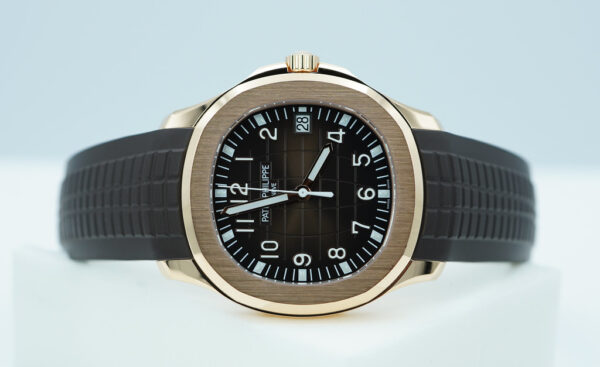 Patek PHILIPPE 5167R AQUANAUT ROSE GOLD BROWN DIAL NEW MOVEMENT 2023 FULL SET - Image 11