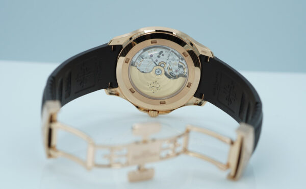 Patek PHILIPPE 5167R AQUANAUT ROSE GOLD BROWN DIAL NEW MOVEMENT 2023 FULL SET - Image 9