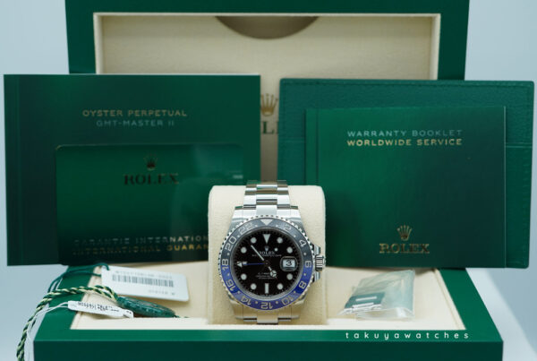 Rolex 126710BLNR GMT MASTER 2 BLACK BLUE BEZEL NEW MODEL 2022 WARRANTY FULL SET - Image 2