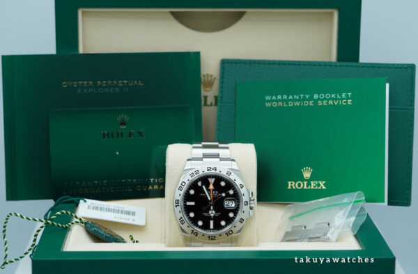 Rolex 226570 EXPLORER 2 BLACK DIAL NEW MODEL 2024 WARRANTY COMPLETE SET - Image 2