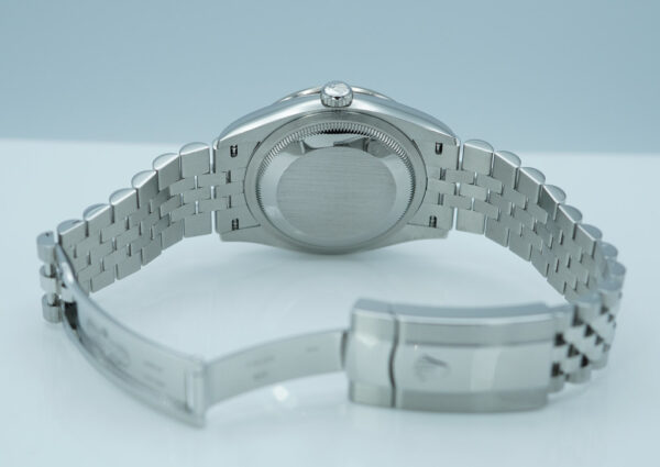 Rolex 126284RBR DATEJUST 36 PALM DIAL DIAMOND BEZEL JUBILEE BAND 2022 FULL SET - Image 8