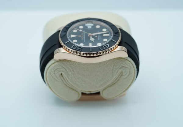 Rolex 268655 YACHTMASTER 18K EVEROSE GOLD OYSTERFLEX 37MM 2020 FULL SET - Image 4