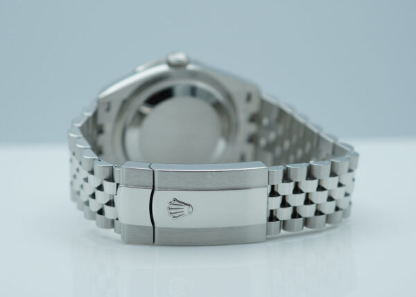 Rolex 126284RBR DATEJUST 36 PALM DIAL DIAMOND BEZEL JUBILEE BAND 2022 FULL SET - Image 7