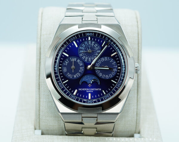 Vacheron CONSTANTIN OVERSEAS PERPETUAL CALENDAR 4300V 18K WHITE GOLD BLUE DIAL FULL SET