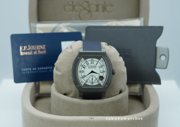 F.P. Journe ELEGANTE 48 TITALYT WHITE DIAL 2020 DISCONTINUED COMPLETE SET - Image 2