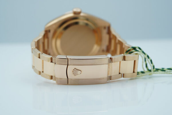 Rolex 326935 SKY-DWELLER 18K ROSE GOLD SUNDUST ROMAN DIAL 2016 FULL SET - Image 7