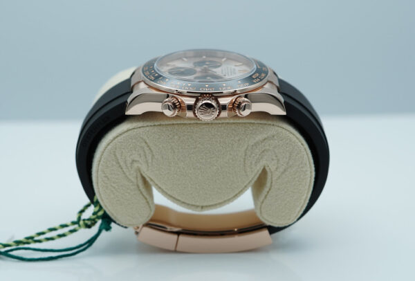 BRAND NEW Rolex 126515LN DAYTONA 18K RG OYSTERFLEX SUNDUST DIAL 2024 FULL SET - Image 3