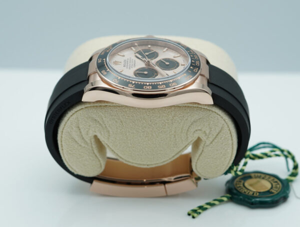 BRAND NEW Rolex 126515LN DAYTONA 18K RG OYSTERFLEX SUNDUST DIAL 2024 FULL SET - Image 4
