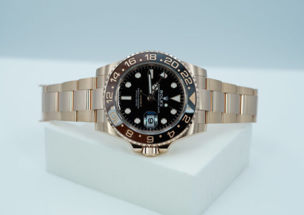 Rolex 126715CHNR GMT MASTER II ROSE GOLD ROOTBEER CERAMIC 2023 COMPLETE SET - Image 9