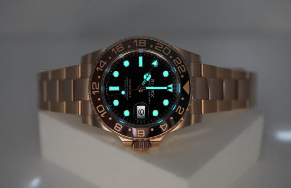 Rolex 126715CHNR GMT MASTER II ROSE GOLD ROOTBEER CERAMIC 2023 COMPLETE SET - Image 11