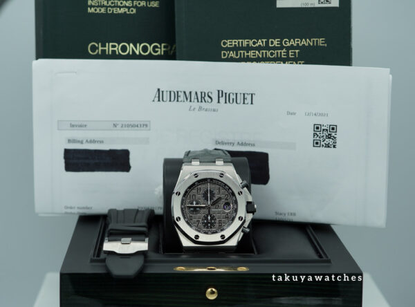 Audemars PIGUET ROYAL OAK OFFSHORE ELEPHANT 26470ST AP SERVICED FULL SET - Image 2