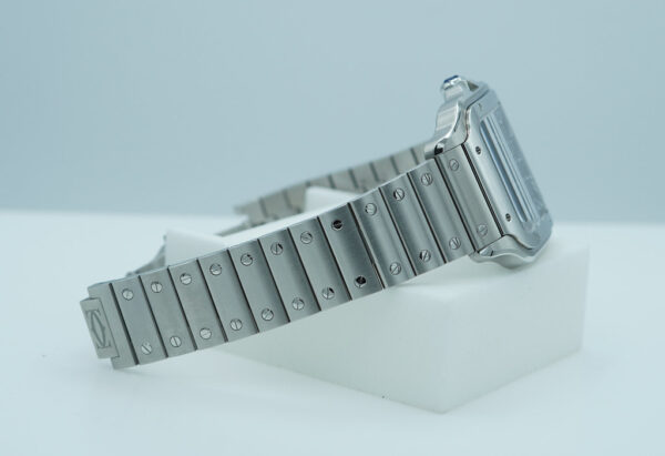 Cartier SANTOS DE CARTIER LARGE MODEL AUTOMATIC BLUE DIAL WSSA0030 FULL SET - Image 6